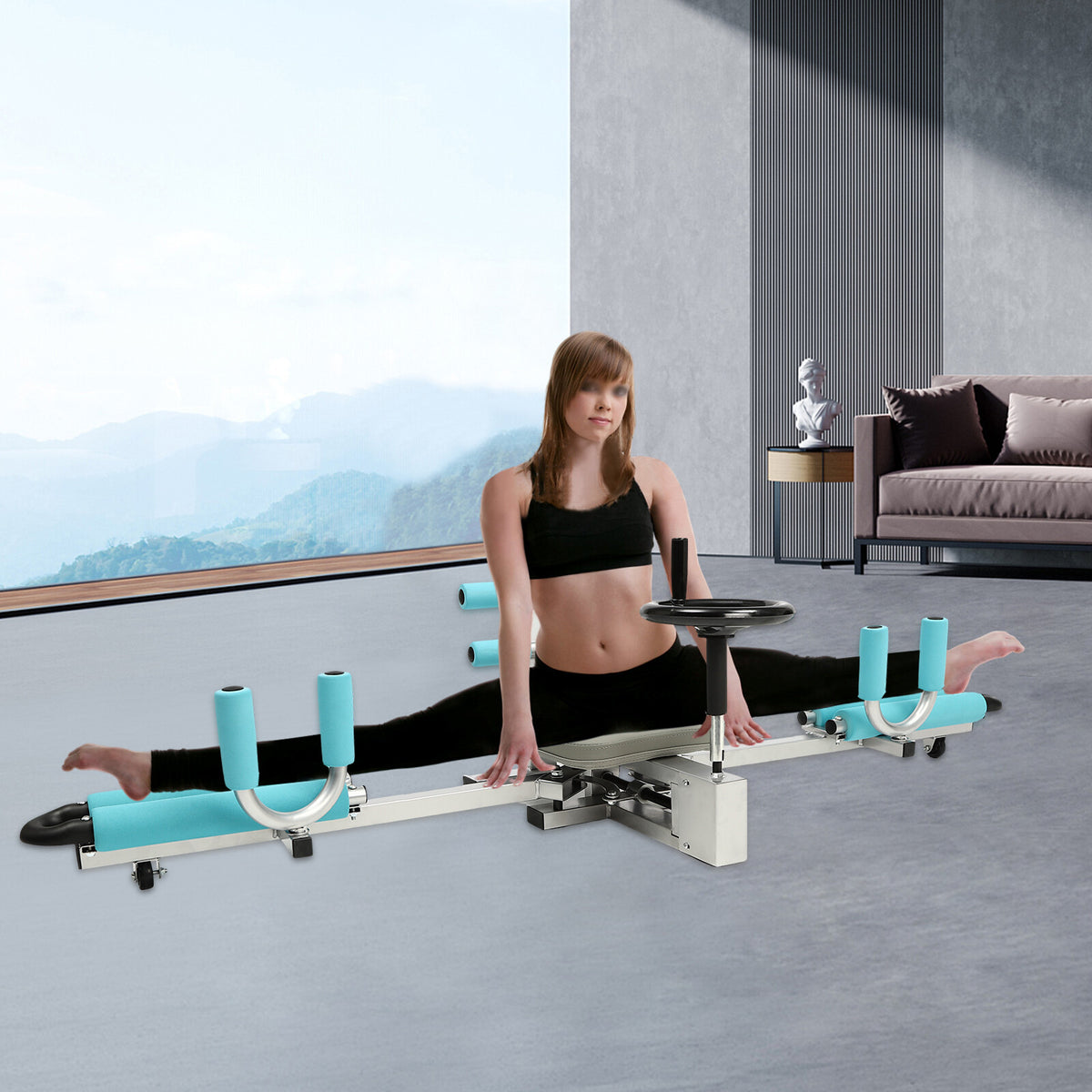 Leg Stretcher Fitness Machine for Flexibility and Leg Training - Gym Equipment
