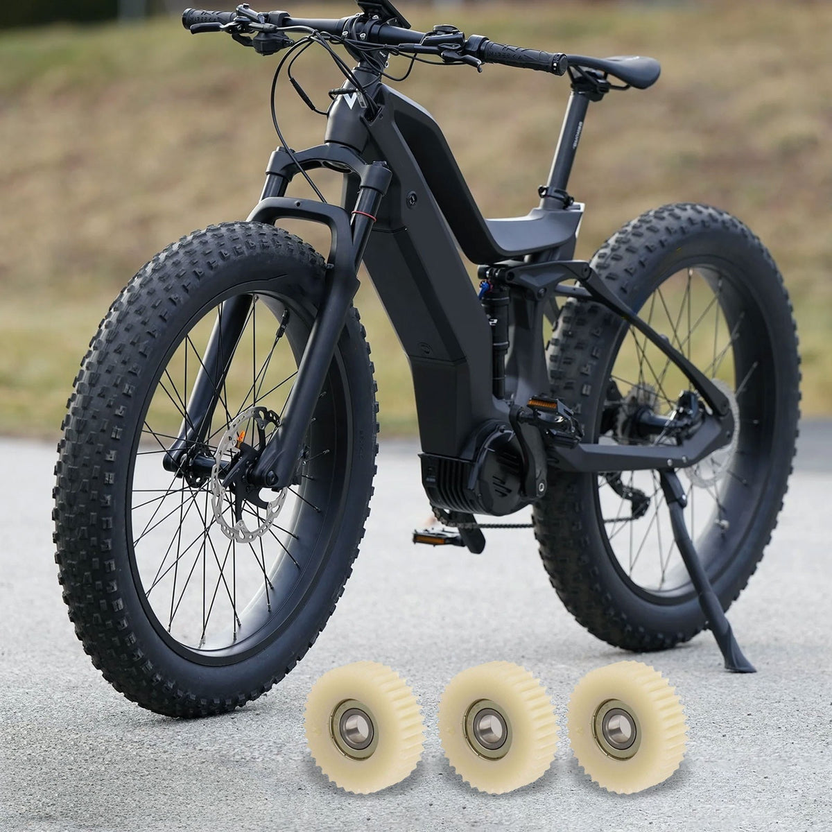 3 Pcs 36 Teeth Bicycle Hub Motor Planetary Gears with Bearings for E-Bike