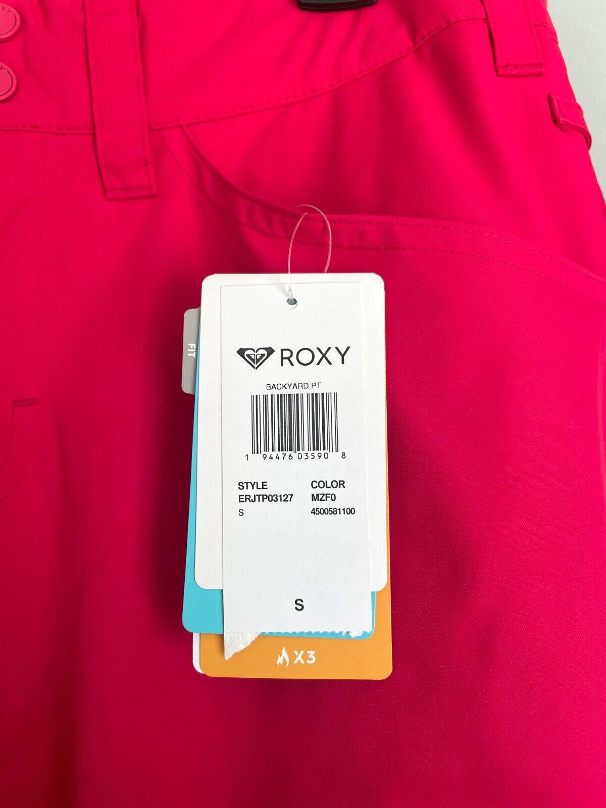 Women's Snow Pants Waterproof Warm Winter Ski Trousers - Pink, Small