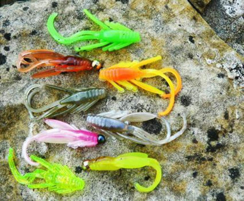 Powerbait Power Nymph Pearl Olive Shad 1in 3cm for Trout & Panfish