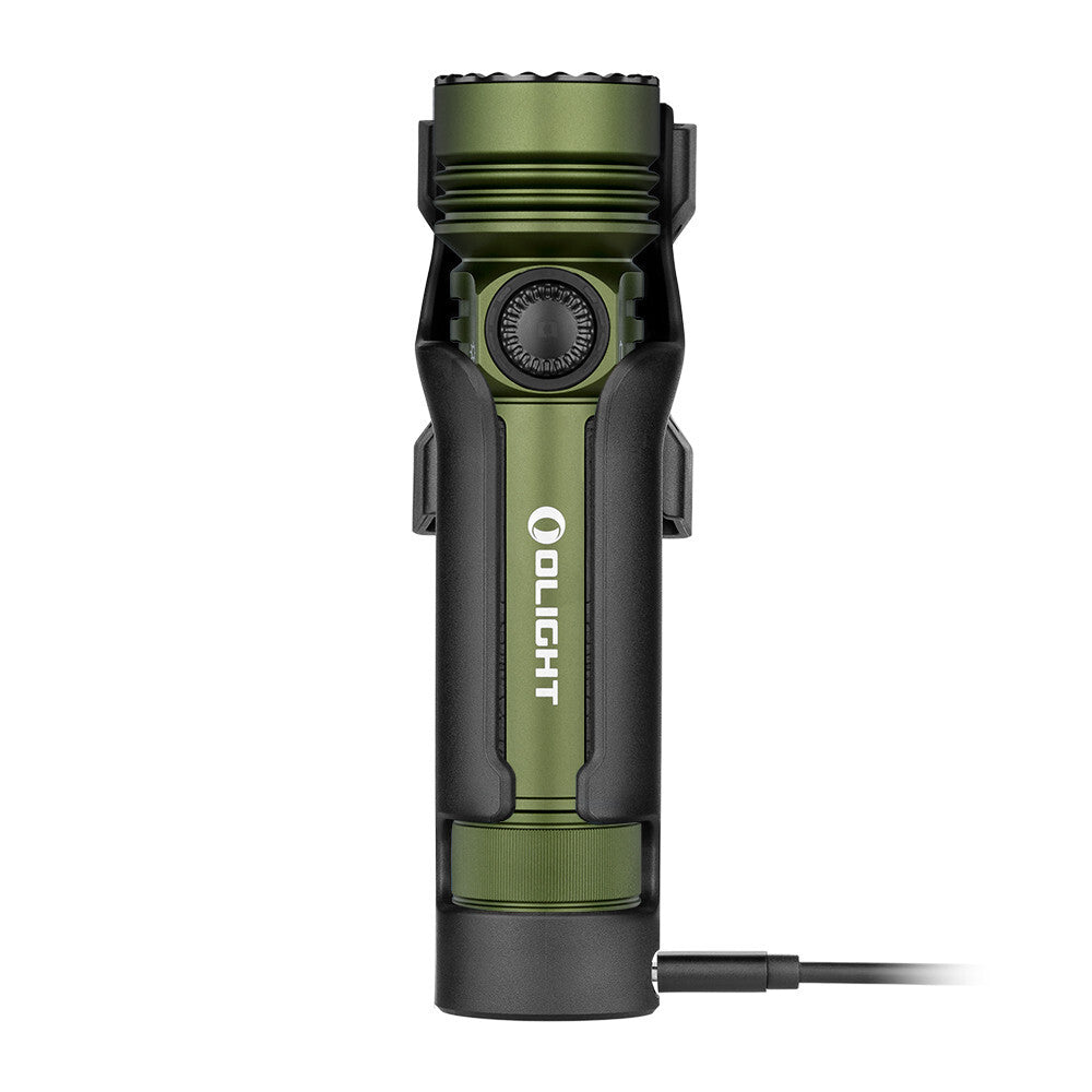 High Power LED Flashlight 4600 Lumens with OD Green Finish and Holster