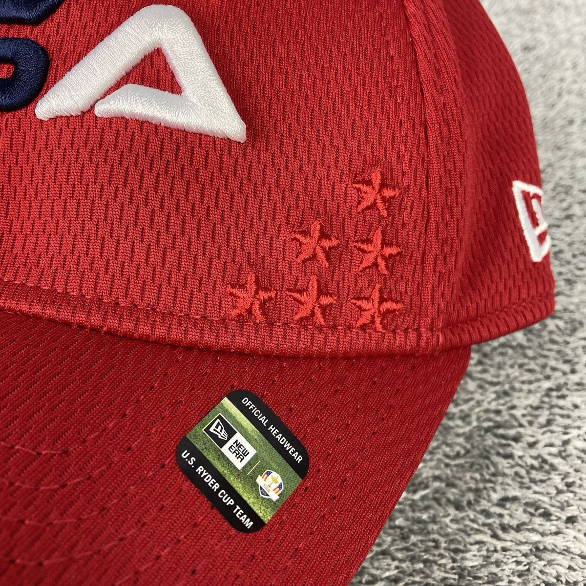 Golf Hat Fitted 2025 Ryder Cup Bethpage USA Support Cap XS/S Red