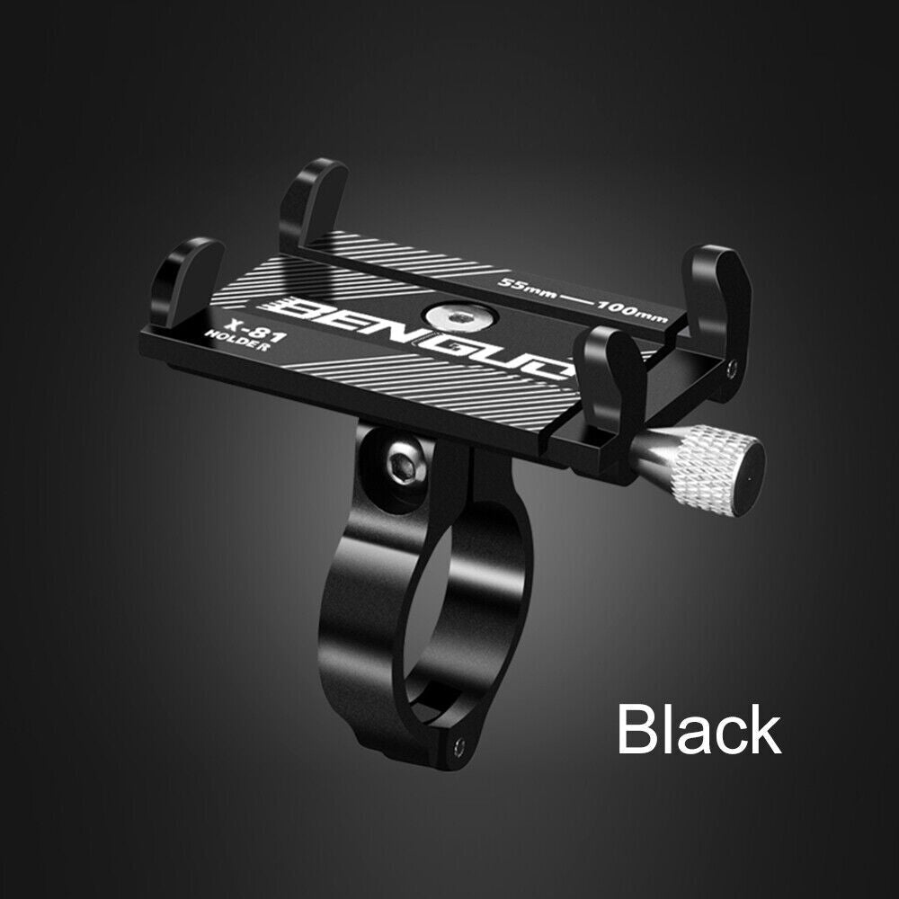 Aluminum Bicycle Phone Mount Handlebar Holder GPS Cell Phone Clamp