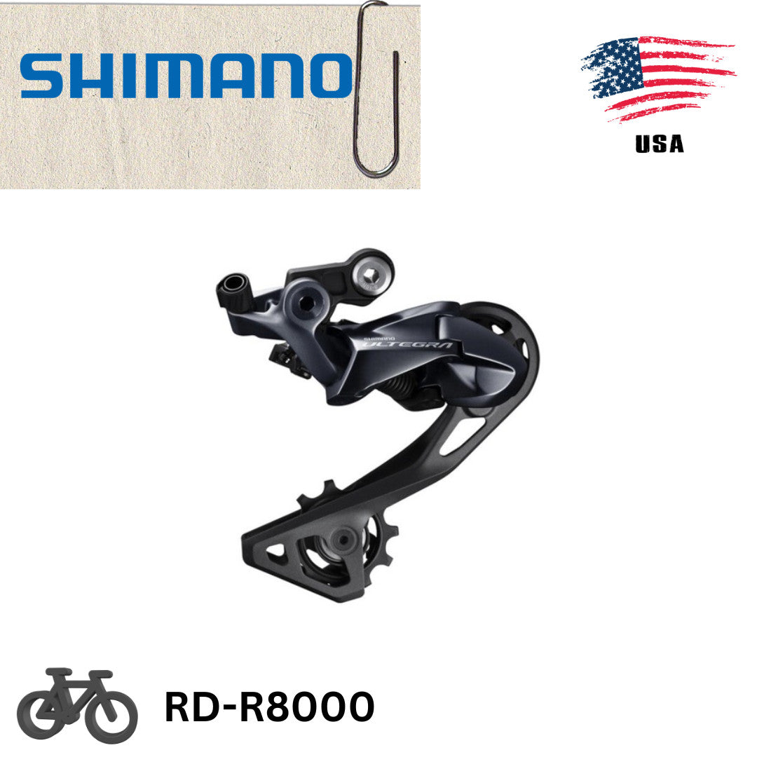 Road Bike Rear Derailleur 11-Speed Medium Cage - Shimano Ultegra R8000 GS