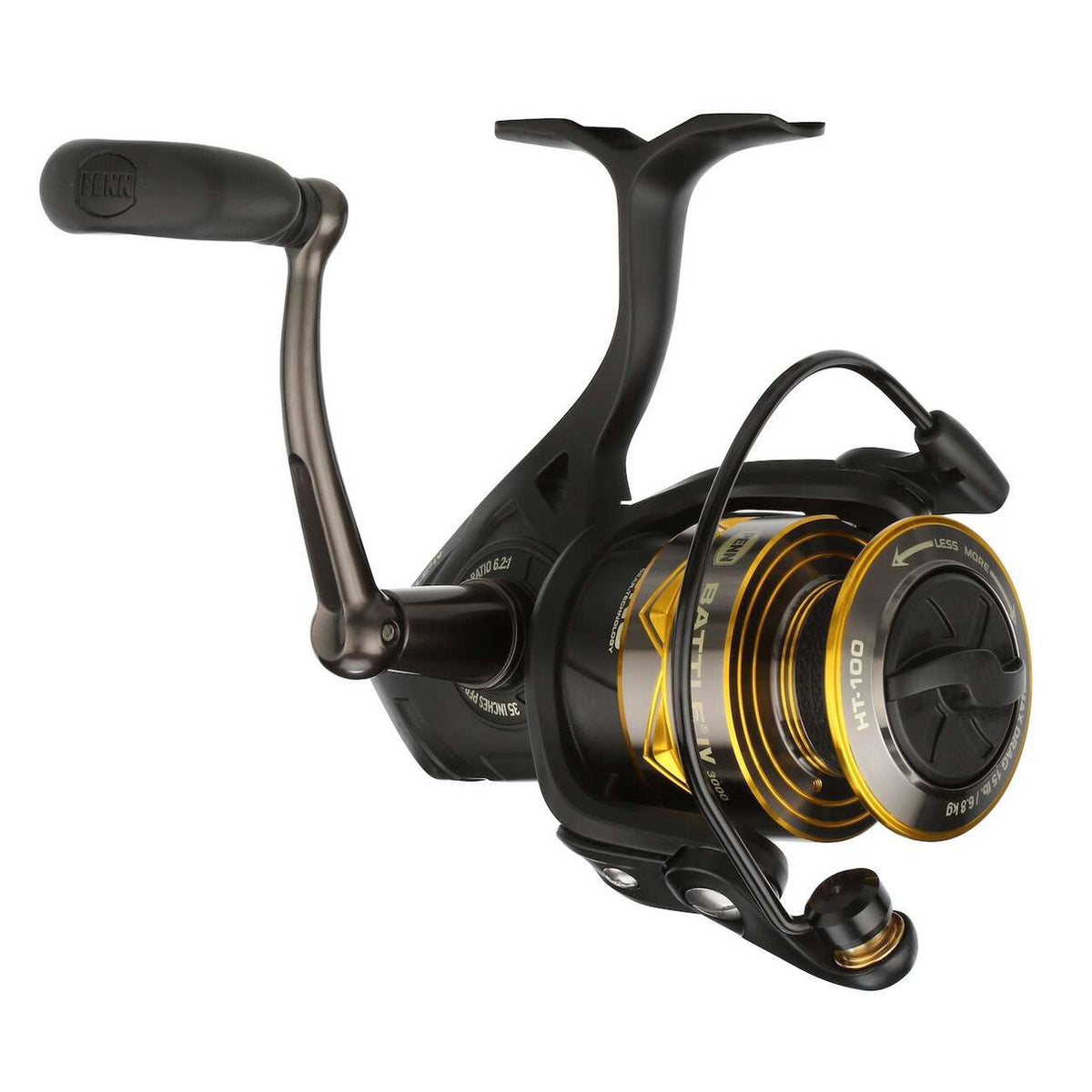 Saltwater Spinning Reel 3000 Size Durable Line Capacity for Big Fish