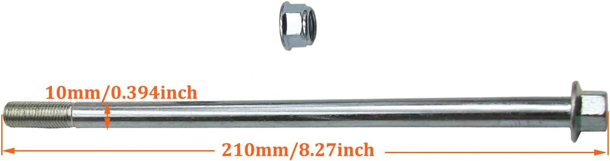 Pit Dirt Bike Swing Arm Bolt 10mm x 200mm for 50cc 70cc 90cc 110cc