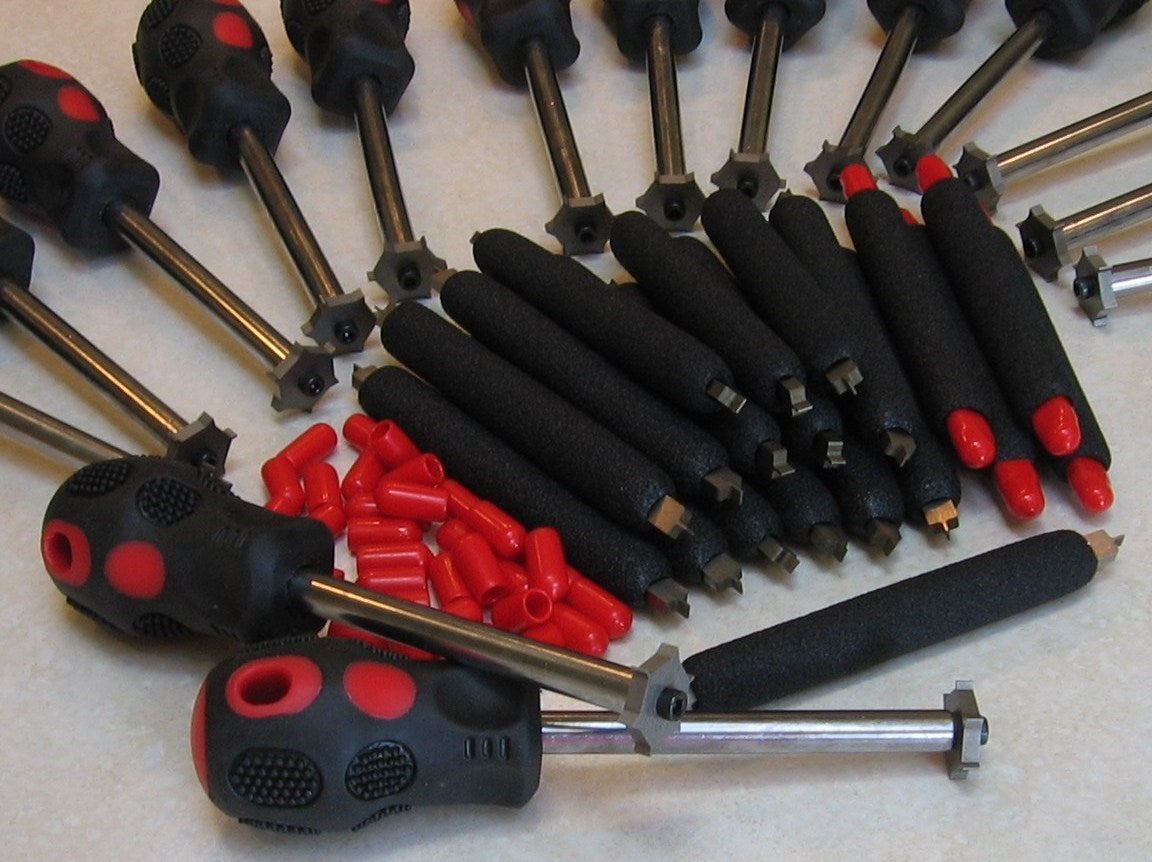 Golf Club Groove Sharpeners Set - X6 & X2 Repair Tools by PAR 70