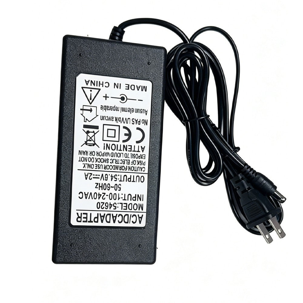 54.6V 2A/5A Battery Charger for 48V Lithium Battery US Plug
