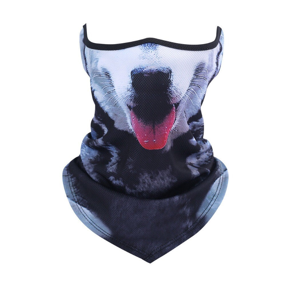 Unbranded Animal Print Face Cover Mask - Neck Gaiter for Outdoor Sports