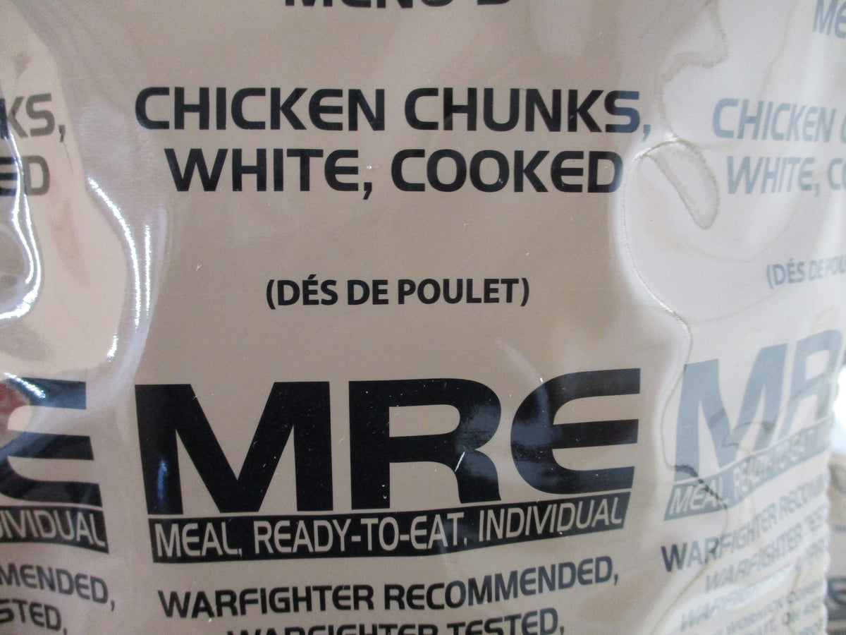 Genuine US Military MRE Meal - Ready-to-Eat, Shelf-Stable, Multiple Flavors
