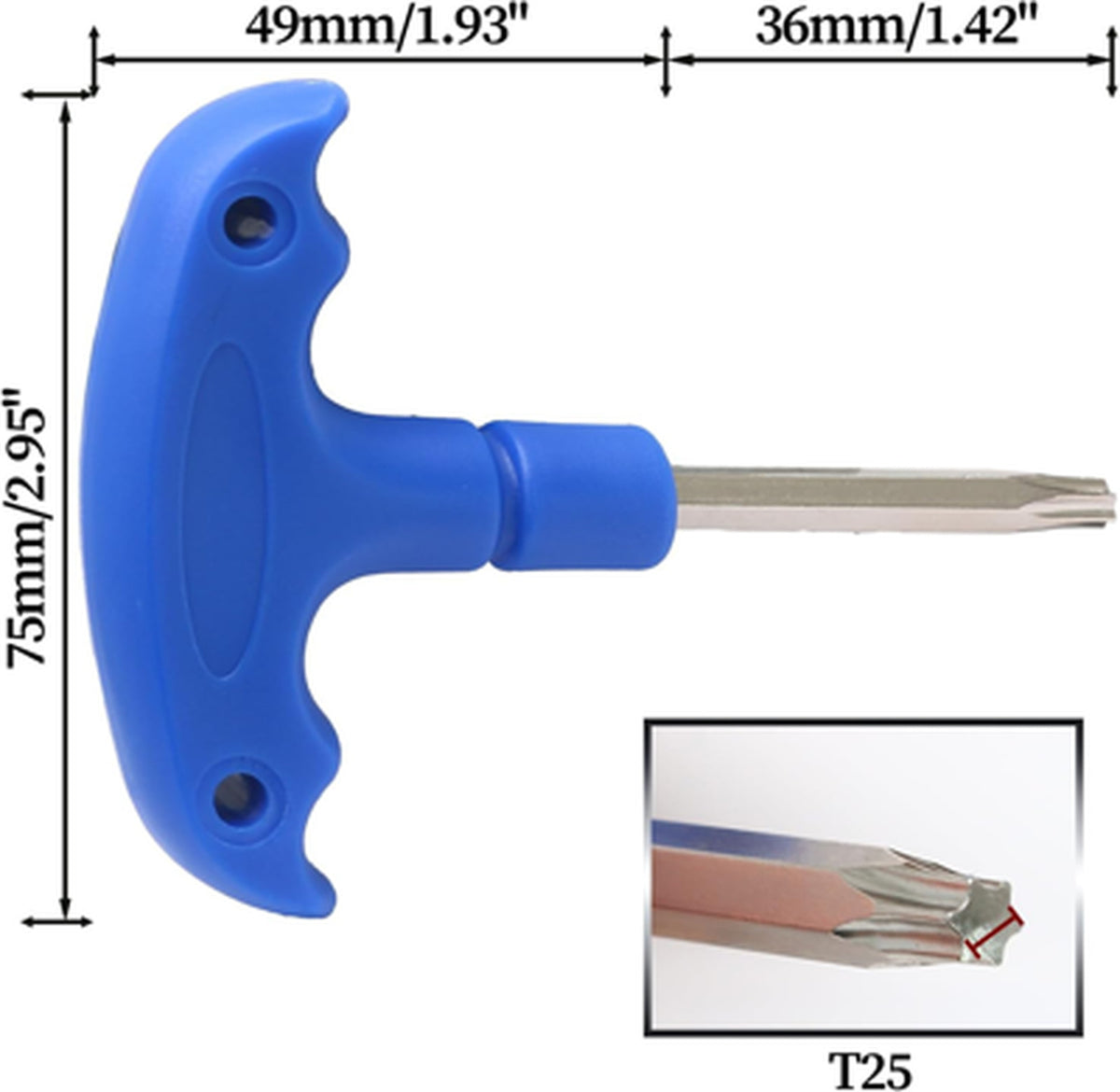 Golf Wrench Driver Tool T25 - Compact Lightweight Club Adjustment Tool