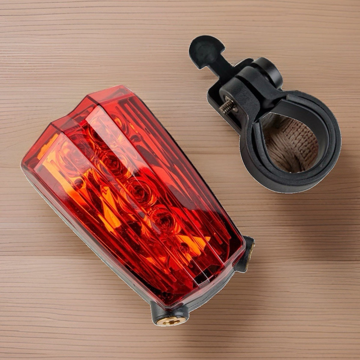 Laser Lane Bicycle Taillight with Side Illumination - USB Rechargeable