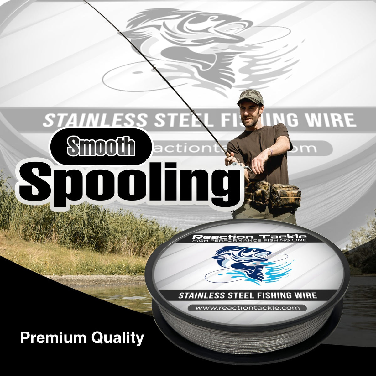 Stainless Steel Trolling Fishing Line 30LB - Marine-Grade Durable Wire