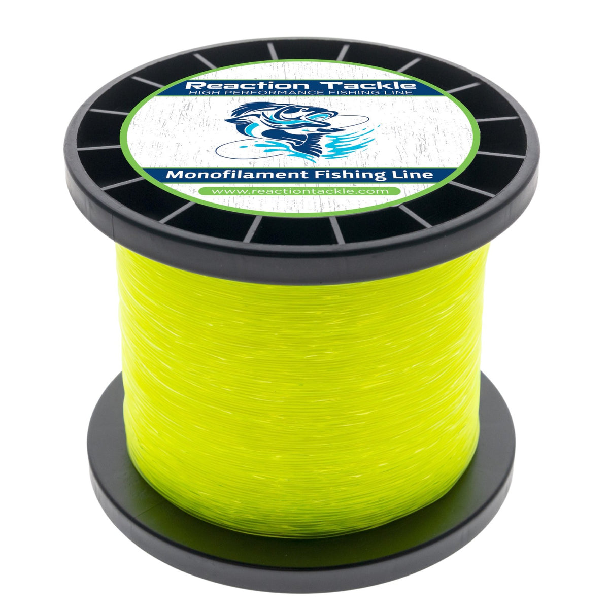High-Strength Monofilament Fishing Line Bulk Spool - Abrasion-Resistant, Low Memory, UV Reactive Colors