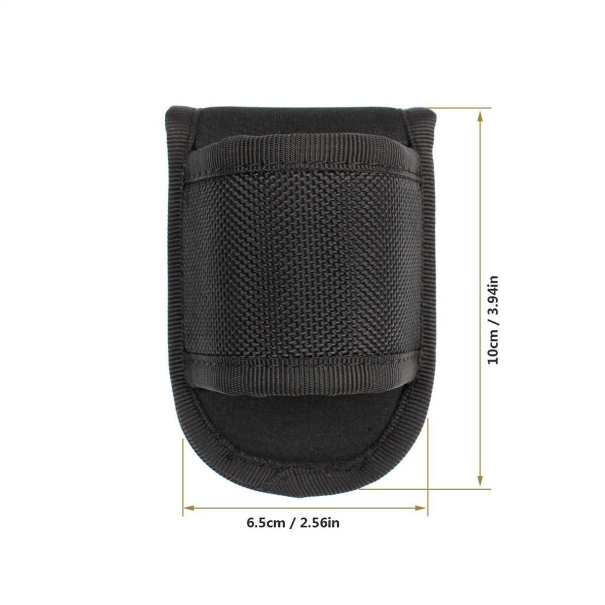 Universal Flashlight Belt Holster Pouch Nylon PU Leather Carry Case