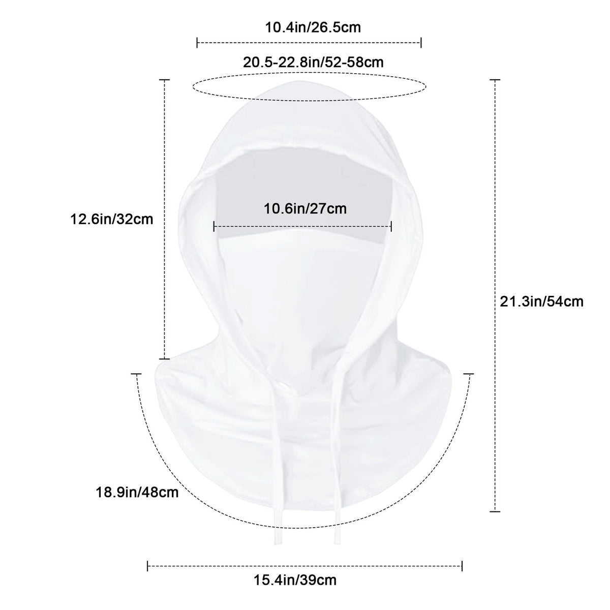 UV Protection Balaclava Face Mask for Outdoor Sports and Sun Safety