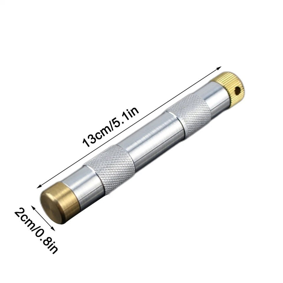 Portable Metal Fire Piston Fire Starter Brass Camping Survival Tool