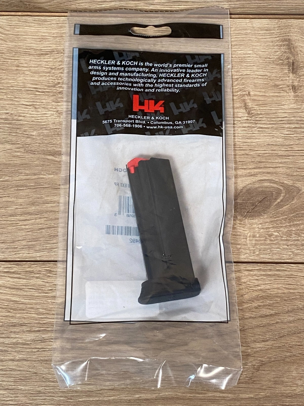 HK CC9 9mm 10-Round Magazine with Finger Ext for Pistol - Black