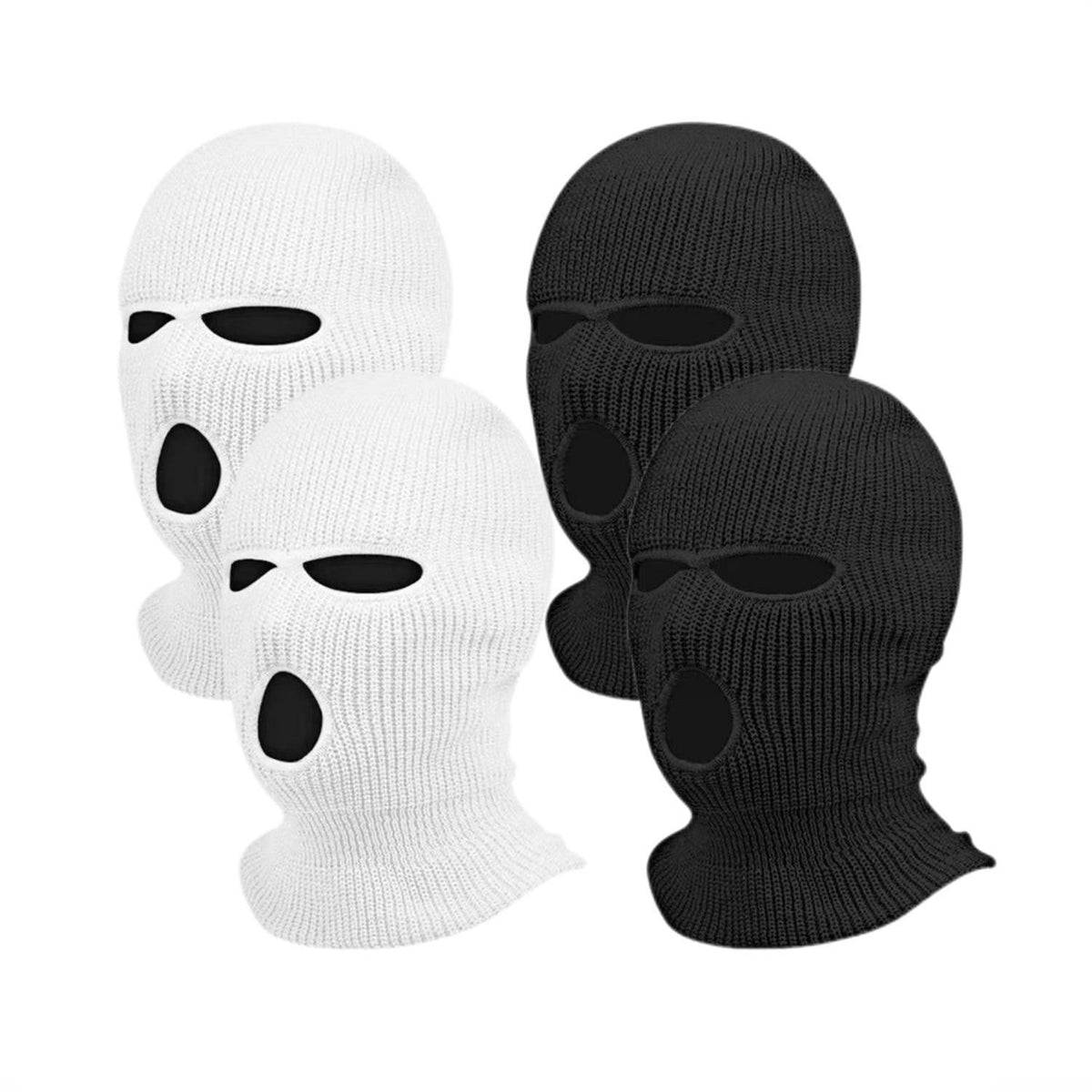 Winter Knitted Face Mask with Full Face Cover Ski Scarf - Unisex Thermal Outdoor Gear