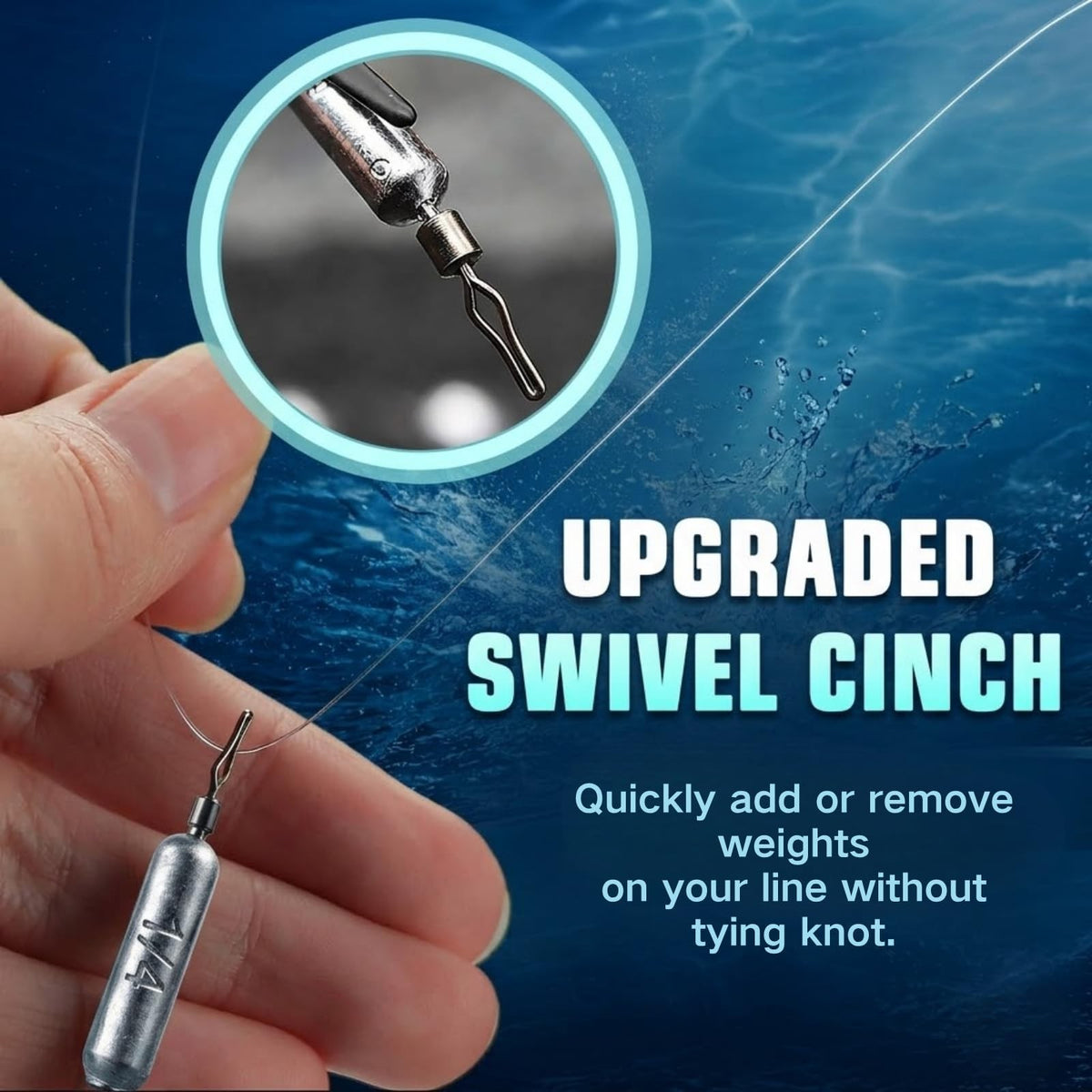 Drop Shot Fishing Weights Set - Lead Sinkers for Finesse & Drop Shot Rigging