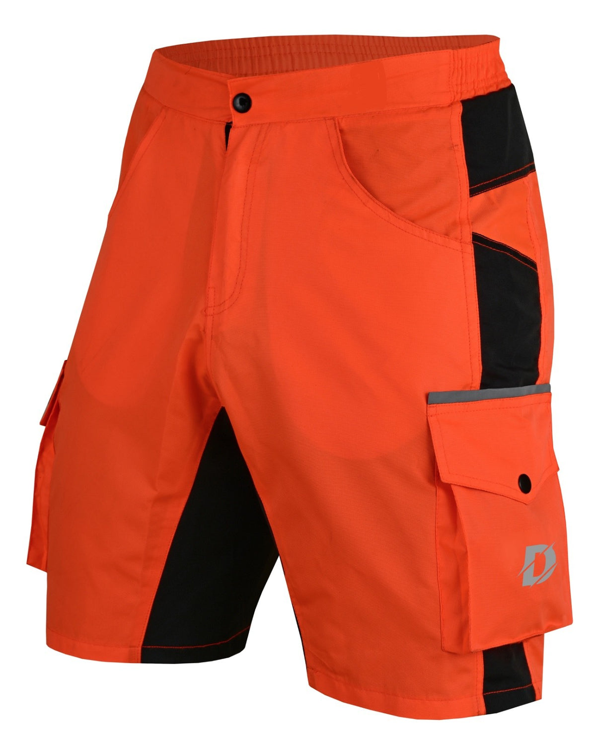 Men's MTB Cycling Shorts with Detachable Padded Liner - Off-Road Bicycle Shorts