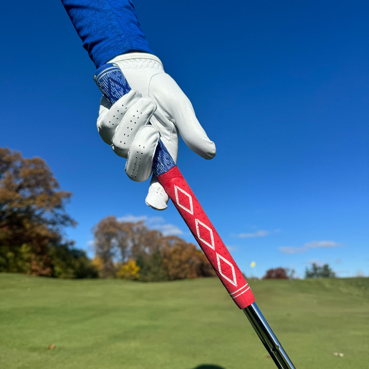 Golf Club Grip - Hybrid Cord and Rubber Traction for All Weather Control