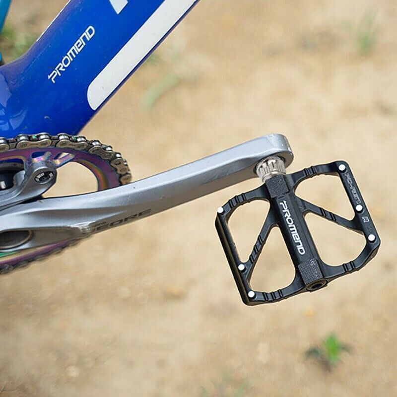 Mountain Bike Pedals Aluminum Non-slip MTB Pedals 9/16" Set of 2