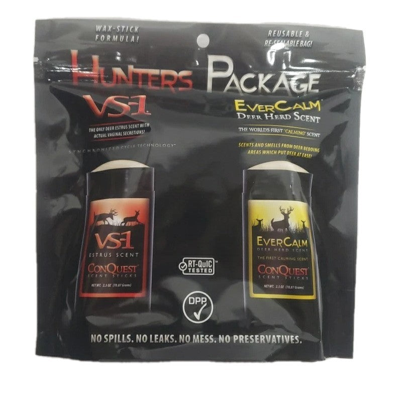 Deer Scent Package with Estrus Urine & Calm Attractants - Hunting Accessories