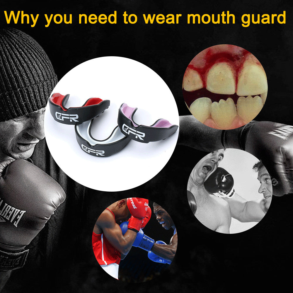 Gel Boxing Gum Shield & Mouth Guard for Contact Sports - Junior Fit