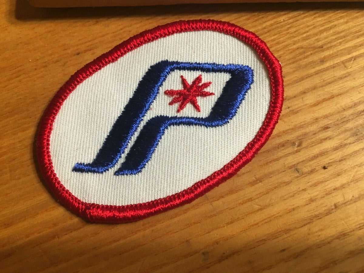 Vintage NOS Polaris 72 74 Oval P Patch Snowmobile Crest Emblem TX Starfire Colt