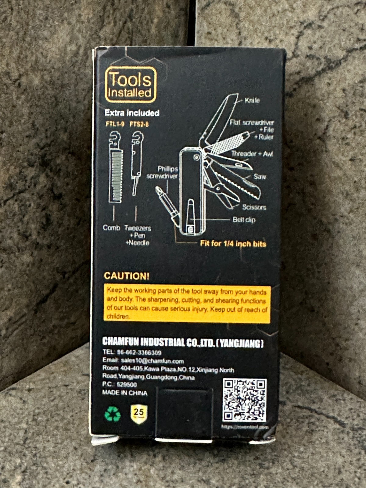 Multitool with 6 Tools & 2 Bonus Tools - Modular Hand Tool for DIY and Crafts