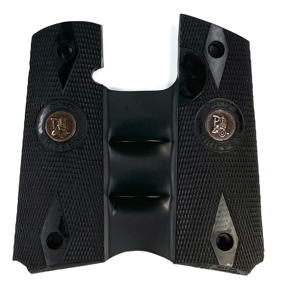 Pachmayr 1911 Gov't Signature Wrap-Around Rubber Grip with Finger Grooves