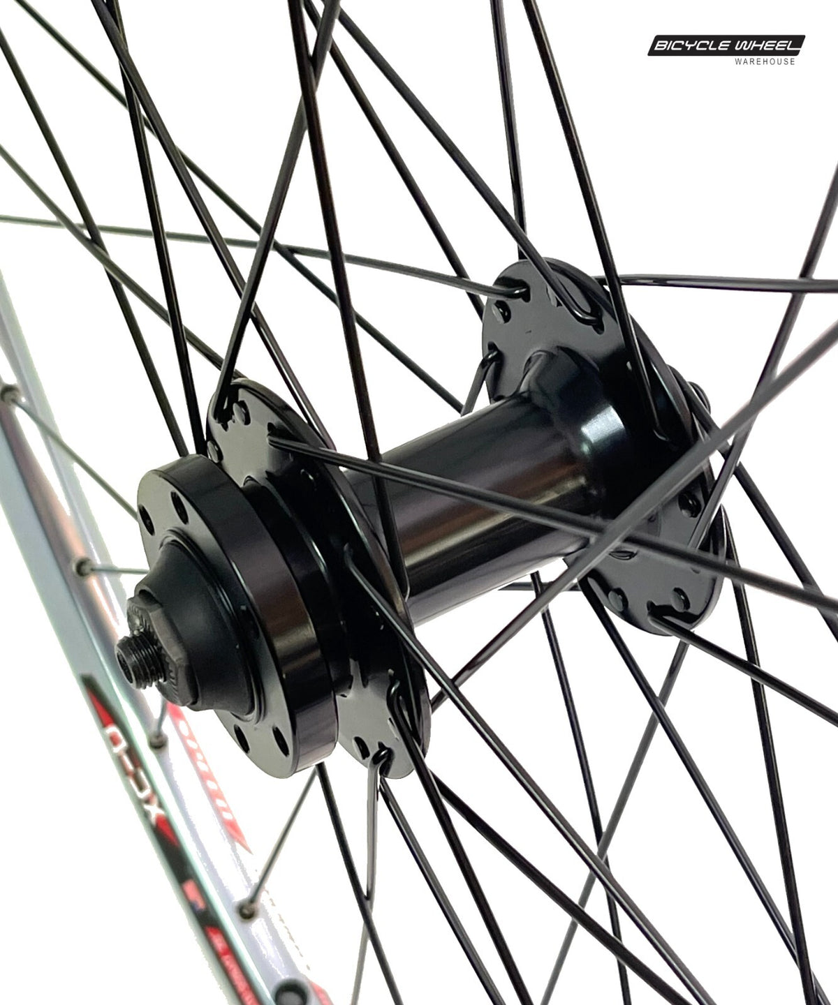 26-Inch Bicycle Wheel Set with Disc Brake Compatibility and Quick Release Hubs