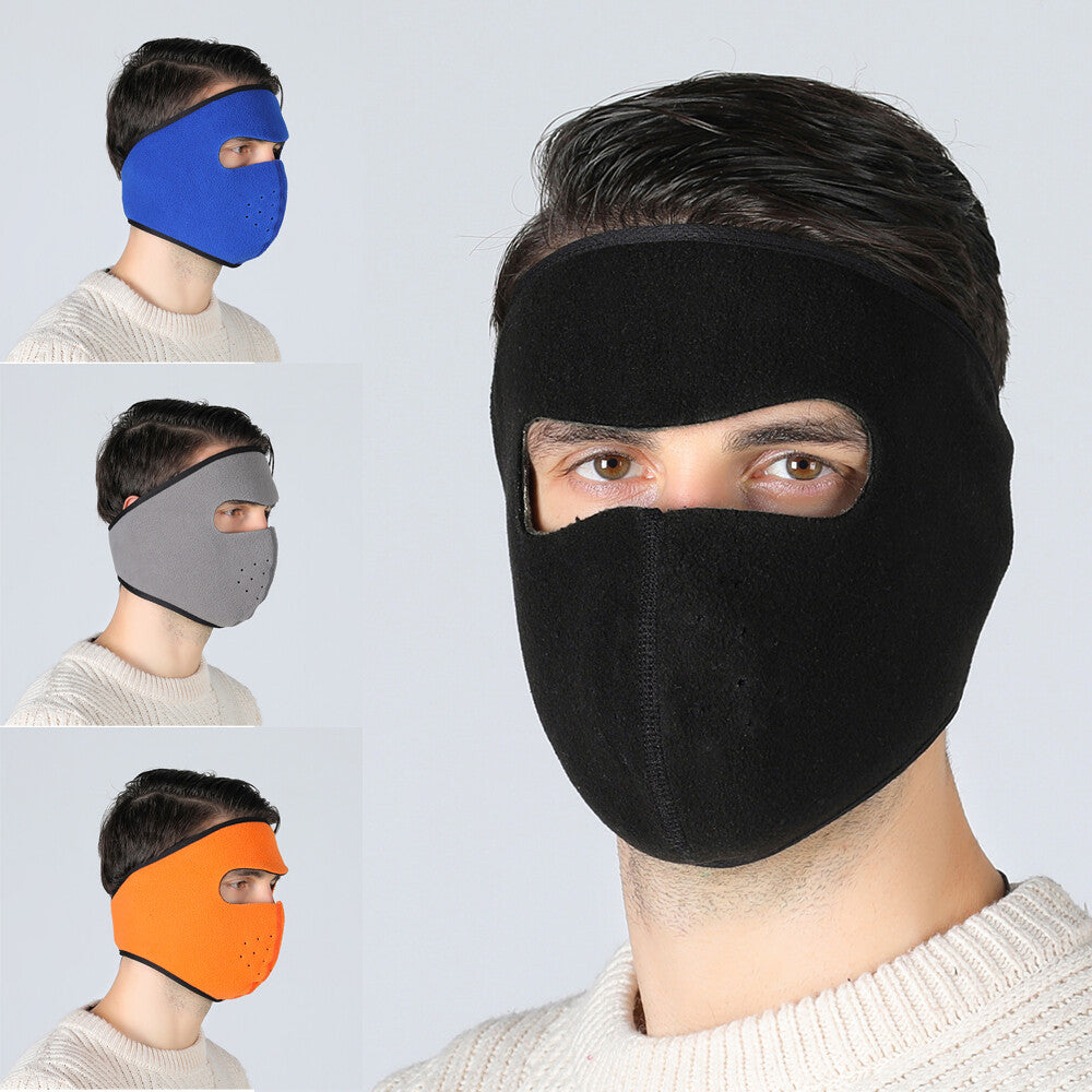 Full Ski Mask Windproof Face Cover Winter Face Mask Ear Warmer Cold Weather