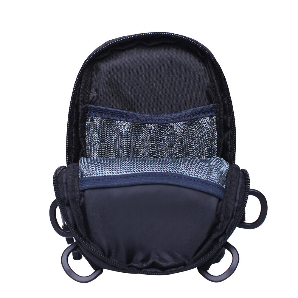 Fly Fishing Chest Bag Lightweight Waist Pack Tackle Organizer Black
