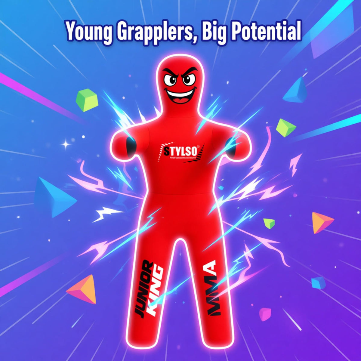 Kids Wrestling Dummy 3ft Unfilled Grappling Dummy for Martial Arts Training