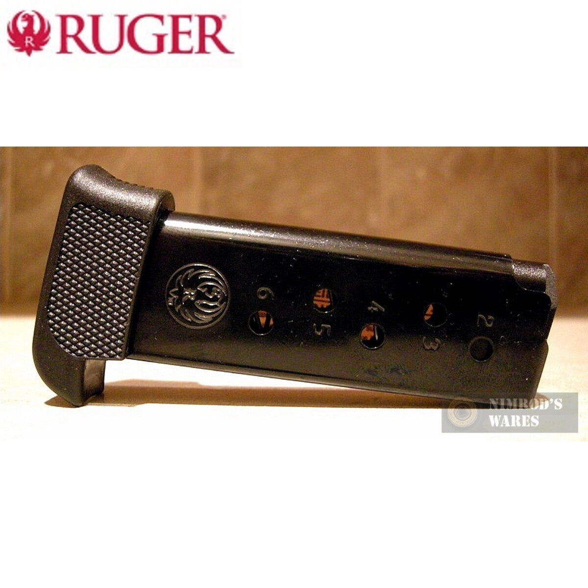 Ruger LCP 7-Round .380 ACP Magazine with Grip Extension - Fast Ship
