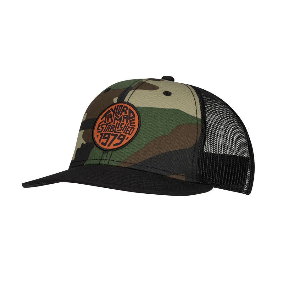 Golf Hat Trucker Cap Men Women Mesh Adjustable Sun Hat - Green/Camo