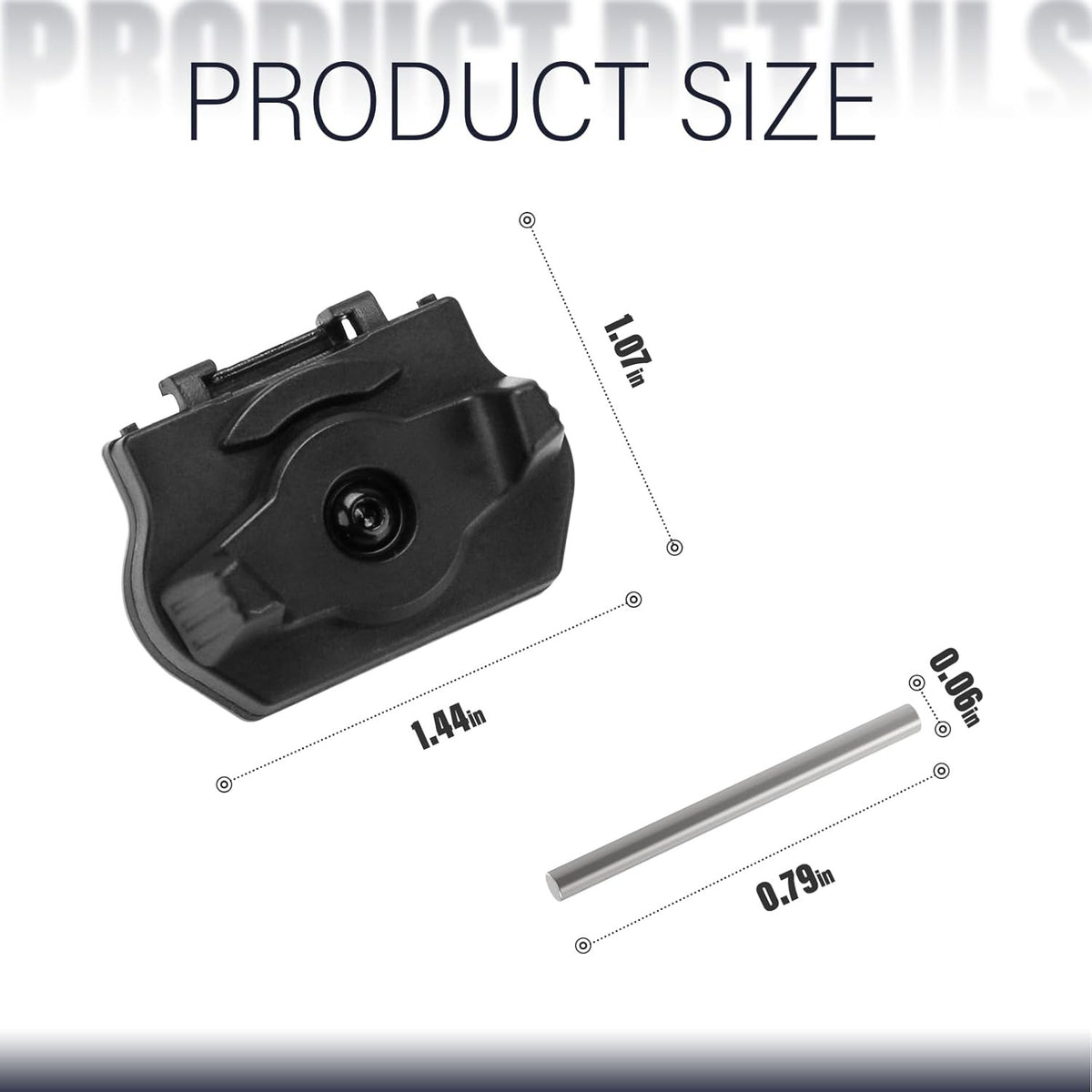 Tactical Flashlight Battery Door Replacement for Streamlight TLR1 TLR2