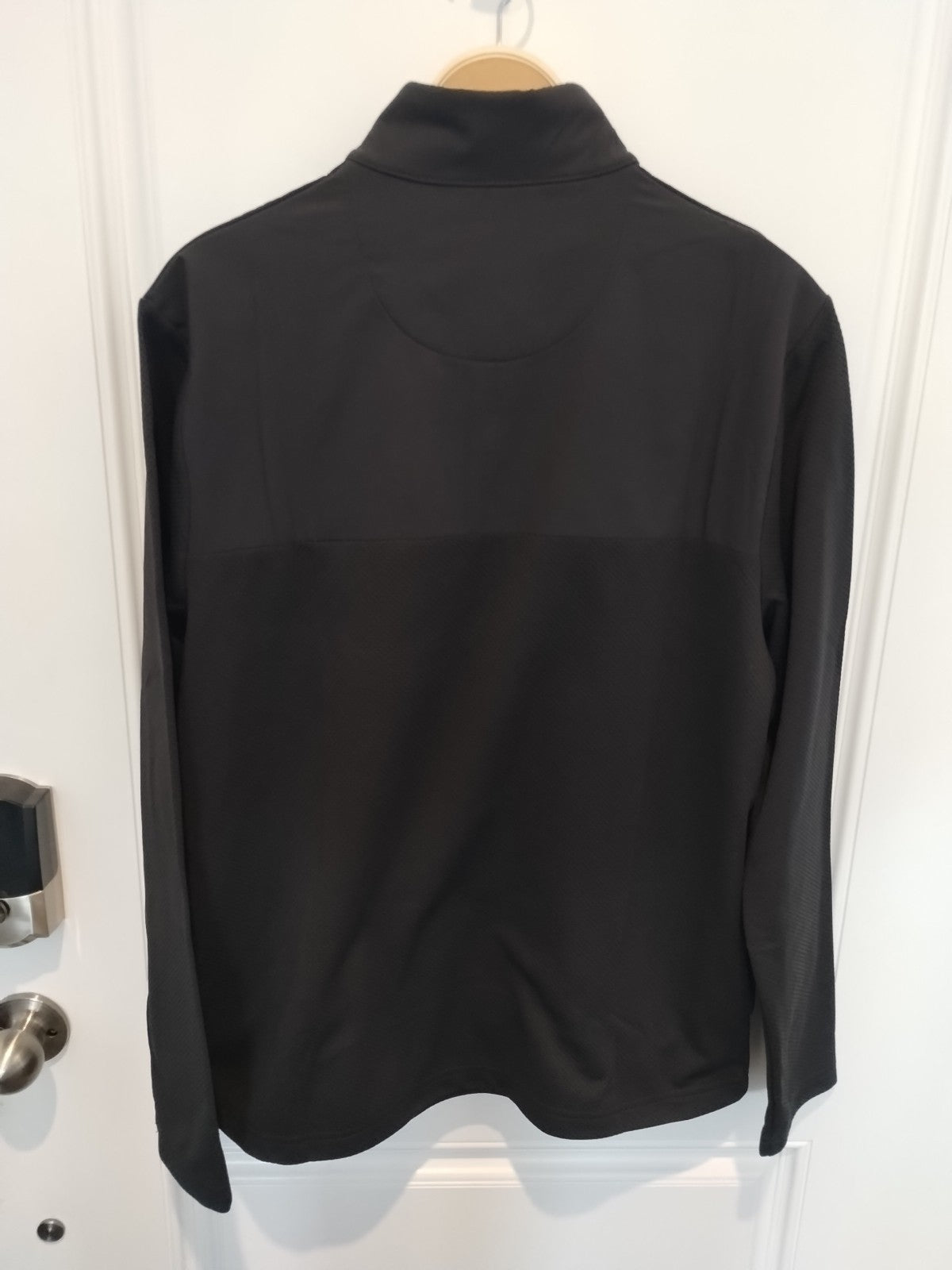 Men's Black 1/4 Zip Pullover - Activewear with UPF50 Sun Protection