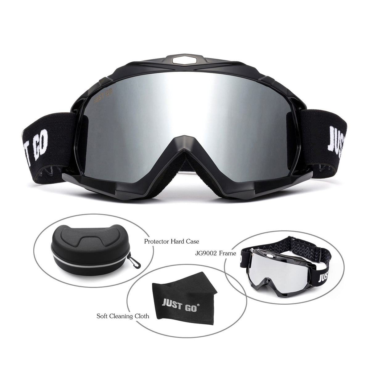 Dual-Layer Anti-Fog Ski Goggles with UV Protection for Snowboarding and Skiing