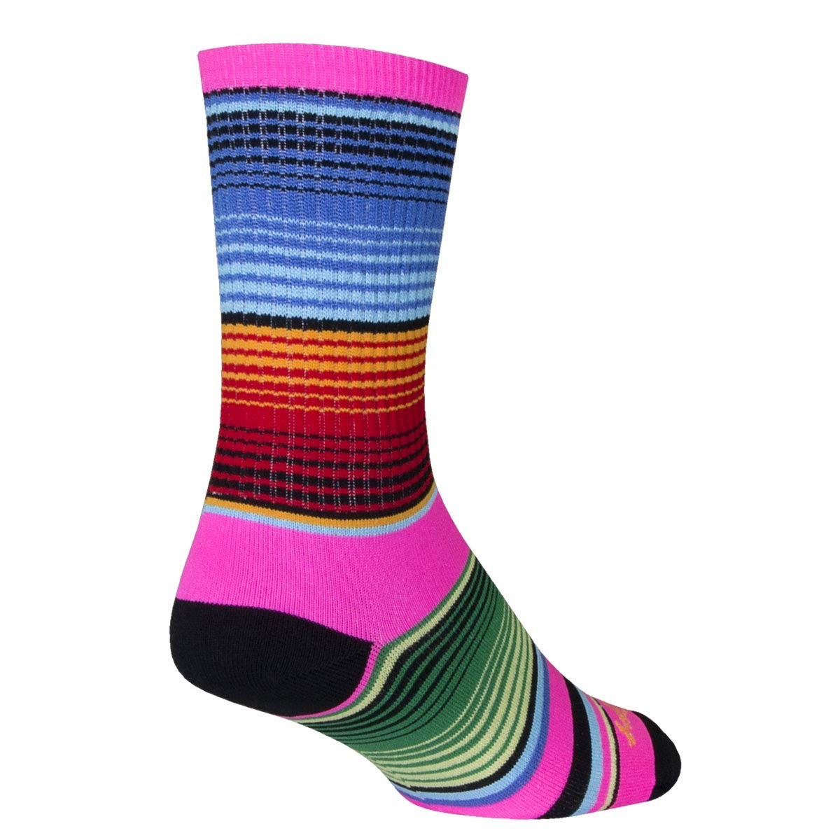 Men's 6-Inch Crew Cycling & Running Socks - Performance, Breathable, Durable