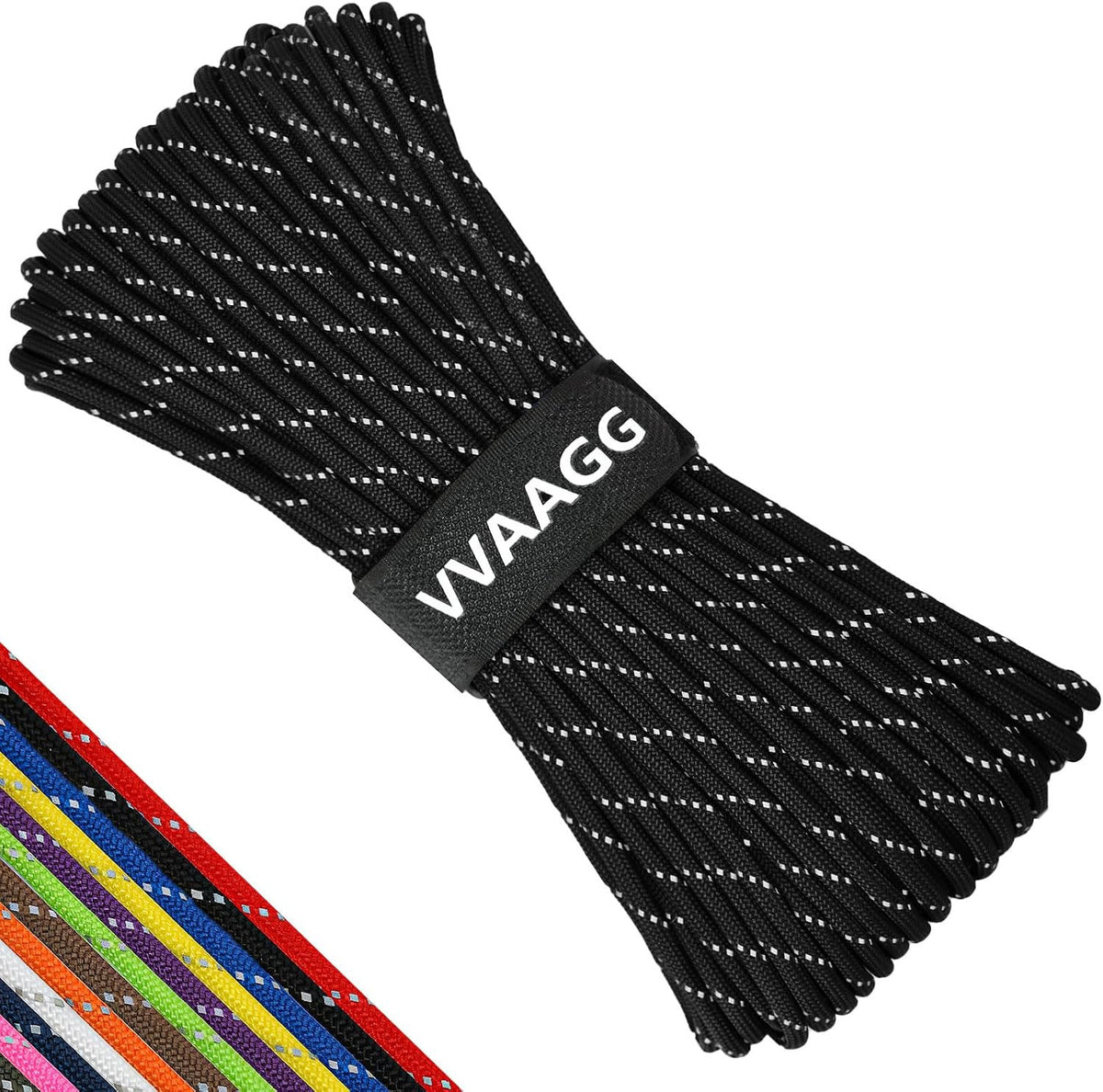 Reflective Paracord 550 Nylon Rope 4MM 7-Strand Camping & Outdoor Use