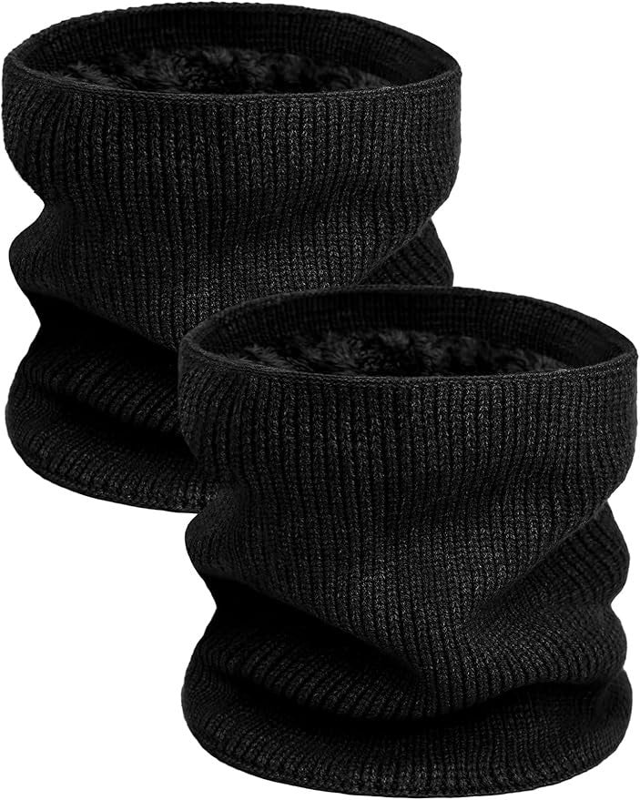 Winter Neck Gaiter Warmer Scarf for Men Women Fleece Neck Warmer