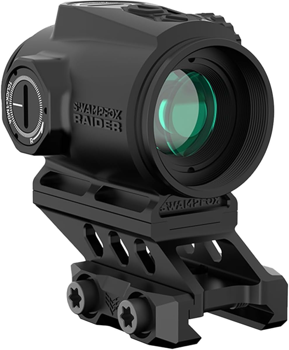 Swampfox Raider 1x20mm Prism Sight with Green BRC Reticle, T2 Footprint