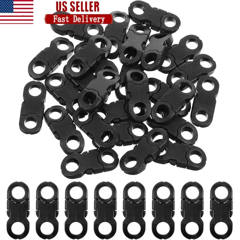 Mini Plastic Breakaway Buckles 6mm for Paracord Bracelets and DIY Crafts