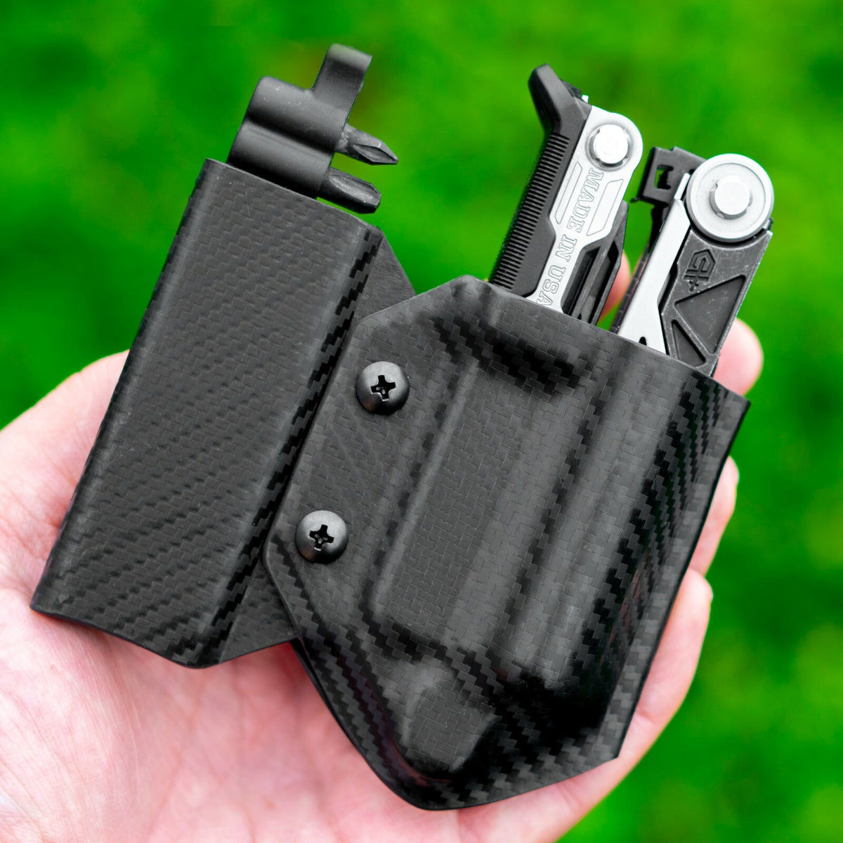 Kydex Multitool Sheath for Gerber CENTER-DRIVE & Bit Sidecar - Custom Fit, Made in USA
