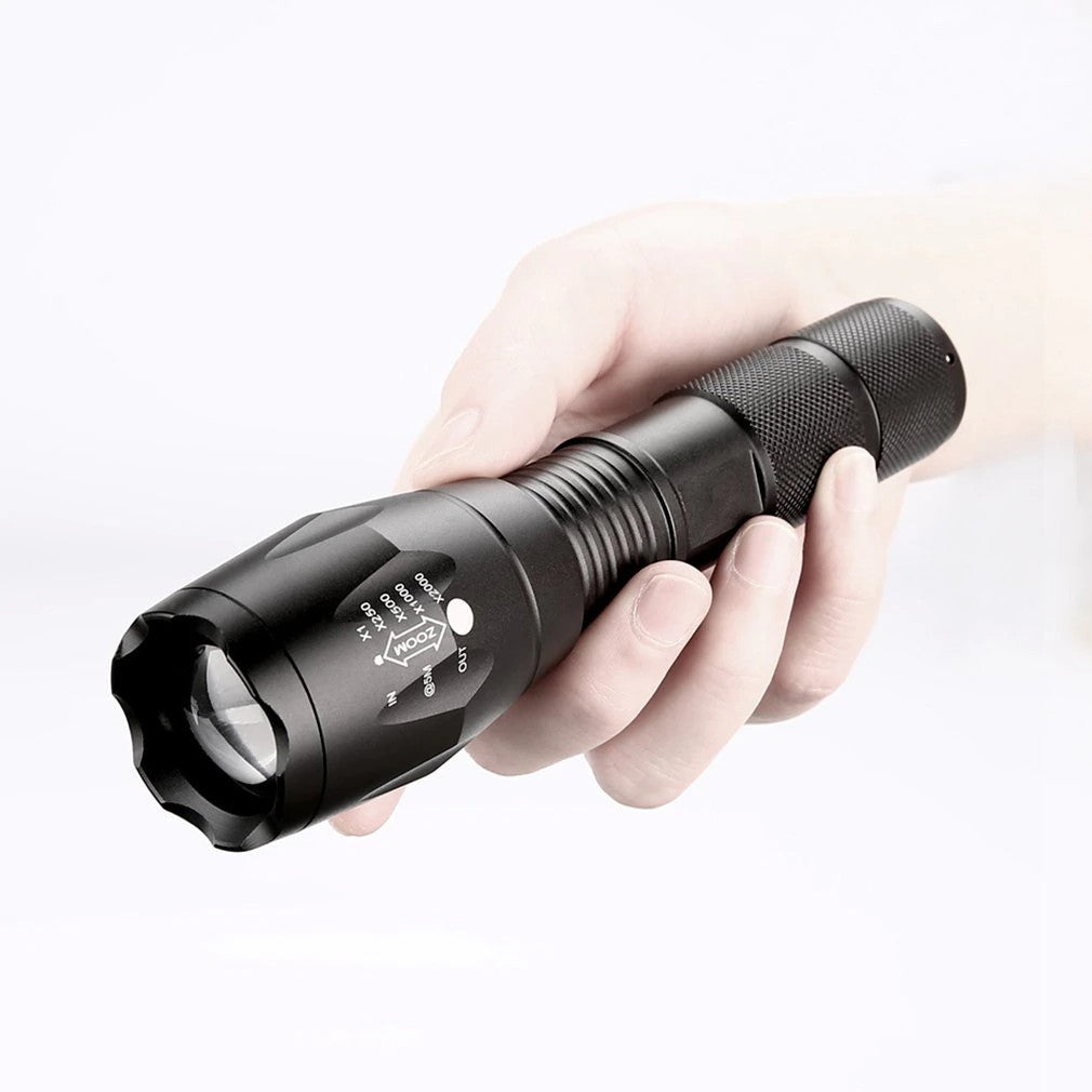 Super-Bright 90000LM LED Tactical Flashlight 2 Pack, 5 Modes, Zoomable