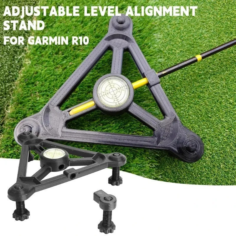Adjustable Golf Launch Monitor Level Alignment Frame Stand - Garmin R10 Compatible