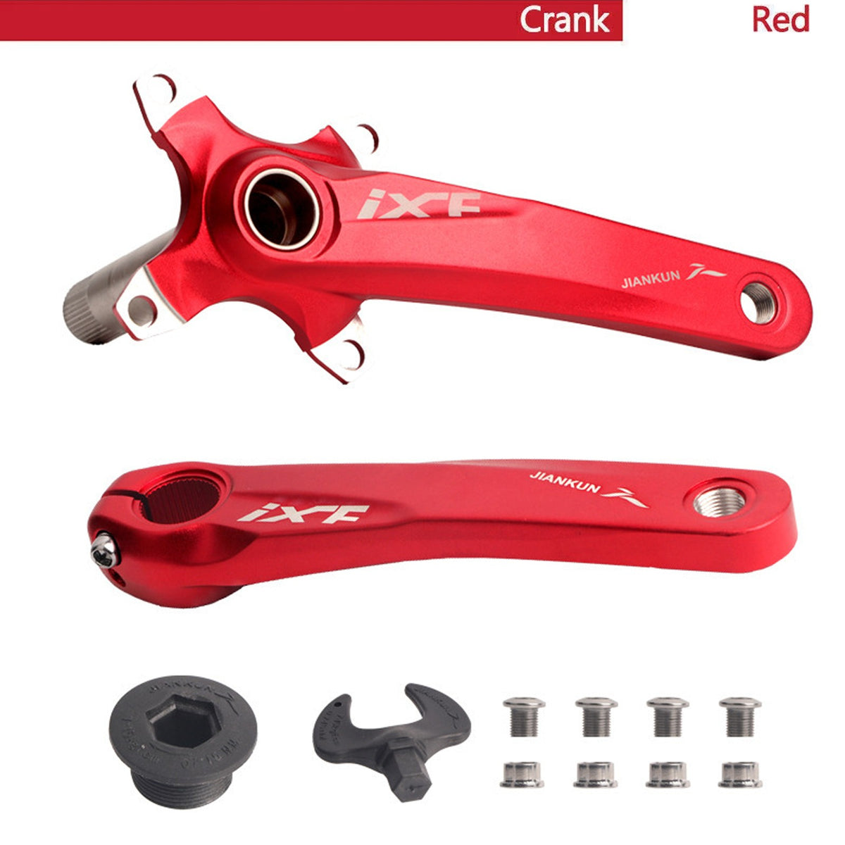 170mm Mountain Bike Hollowtech Crankset with Bottom Bracket for Shimano